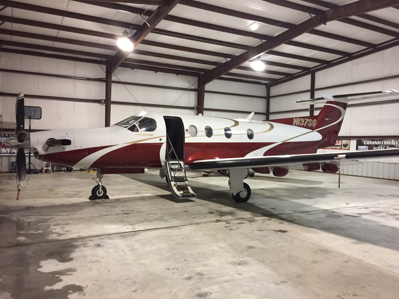 Plane in Hanger